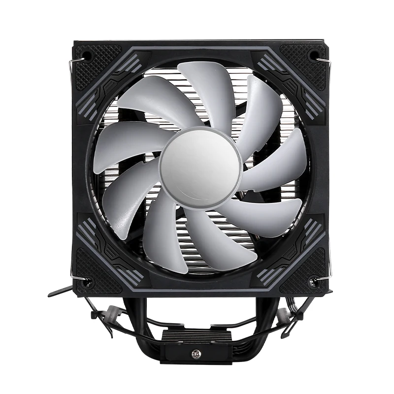 XUANFENG Disipador de calor de CPU duradero Compatible LGA2011 1200 1700 i5 x79 x99 AMD PC Cooler Procesador 4/6 Tubo de calor Negro Ventilador ARGB de 120 mm - imagen 4