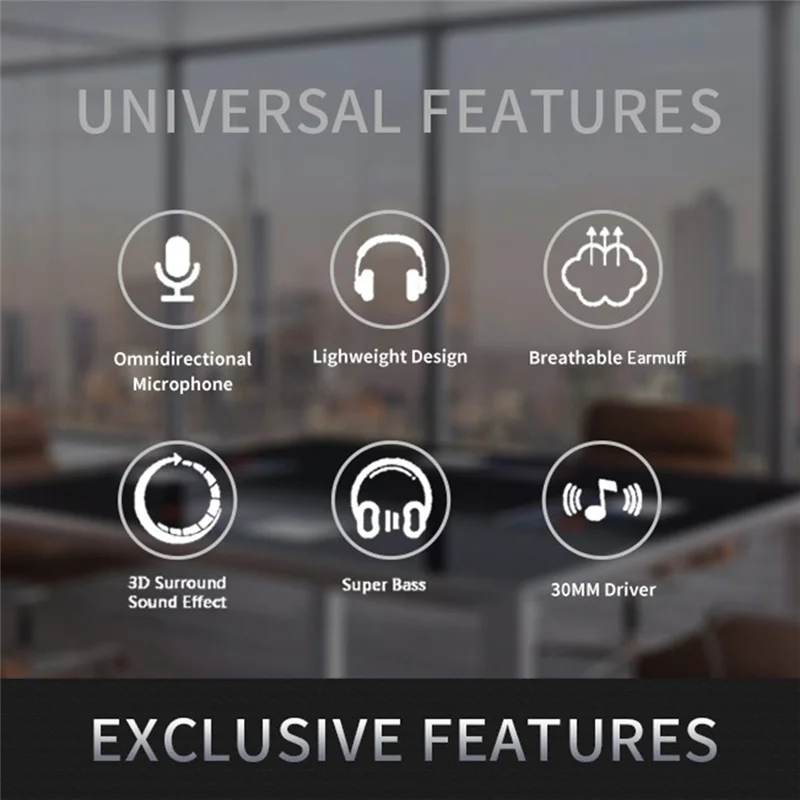 Auriculares de ordenador USB Operador de negocios Auriculares especiales Auriculares con cable Auriculares de control en línea con adaptador Typec, duraderos - imagen 5