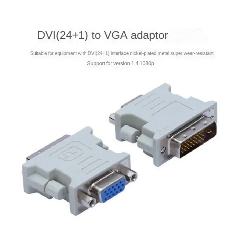 Adaptador DVI a VGA Macho-Hembra - 24+5 Pines - imagen 2