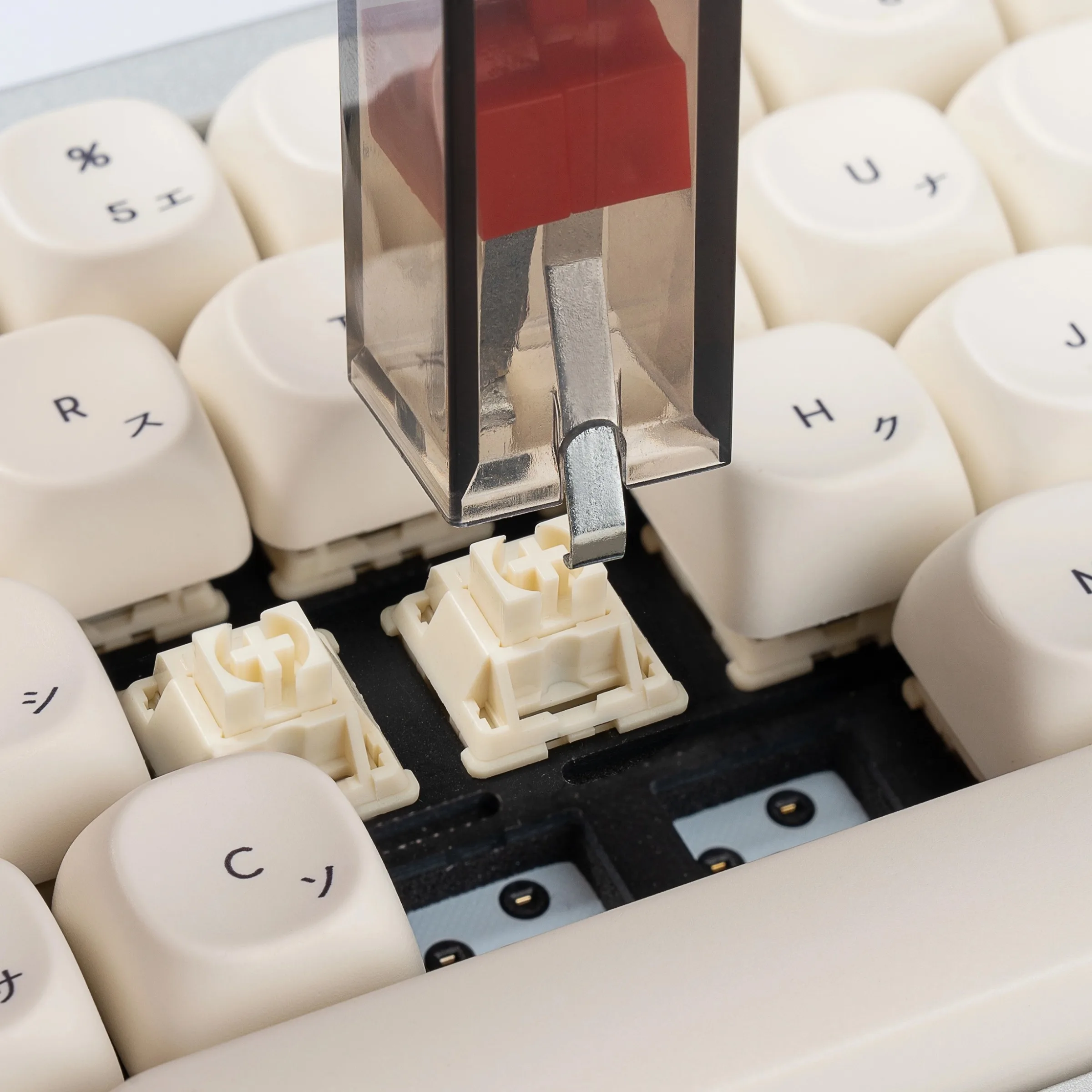 Extractor de interruptores, extractor de teclas personalizado, intercambiable en caliente, removedor de eje, limpiador de teclado para teclados mecánicos, Kit DIY - imagen 4