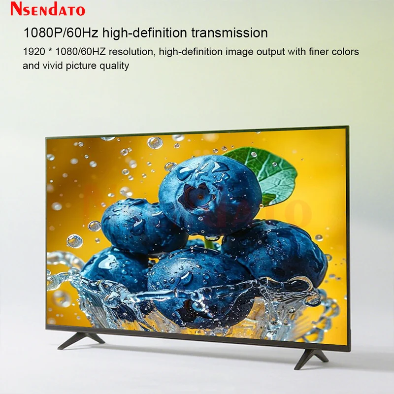 Extensor HDMI inalámbrico de 1080P y 50M, transmisor receptor de vídeo HDMI USB C, pantalla Wifi, adaptador Dongle de TV para PC, TV y portátil - imagen 4