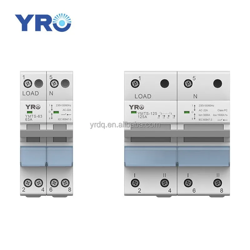 YRO 2P 40A MTS Doble potencia Transferencia manual Interruptor de aislamiento Disyuntor de enclavamiento - imagen 5
