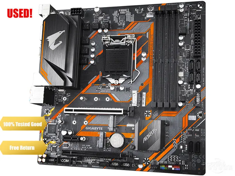 GIGABYTE B365M AORUS ELITE Micro ATX Intel B365 M.2 SSD nuevo 64G soporte de doble canal 8 9 Gen LGA 1151 CPU placa base