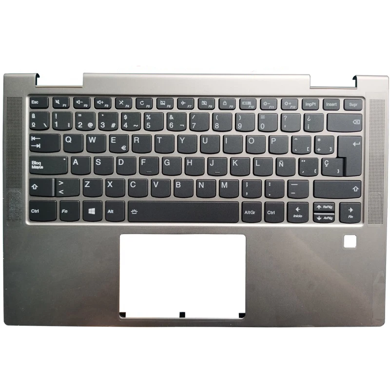 Teclado español para Lenovo Yoga C740-14 SP, diseño con reposamanos, funda superior, nuevo - imagen 3
