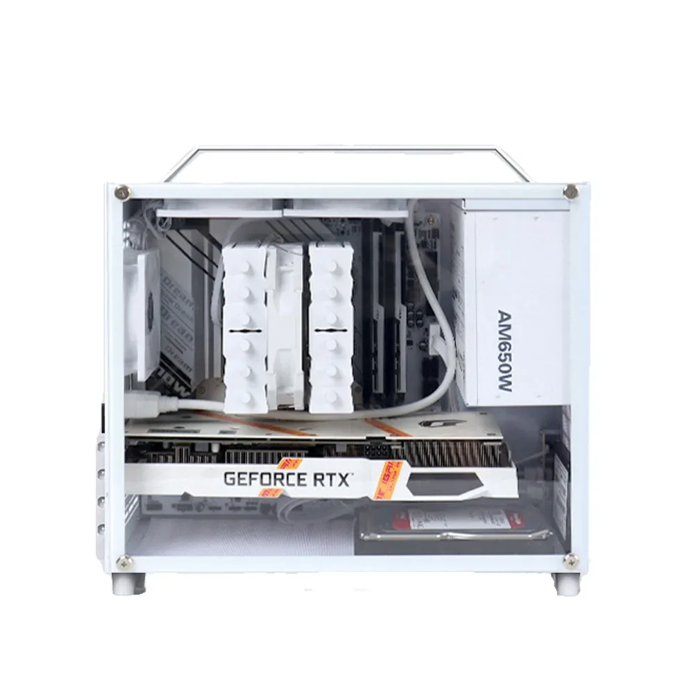 NIU E15 M-ATX Chasis 335 mm Tarjeta gráfica 135 mm Radiator ATX PSU 3.5 "HDD 6 Caja Ventilador de refrigeración Ventana lateral - imagen 2