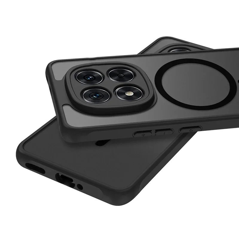 Magsafe-funda de teléfono mate de lujo con carga inalámbrica magnética, funda trasera para Xiaomi 15 Ultra 14T Pro Redmi Note 13 14 Pro 14C 13C - imagen 5