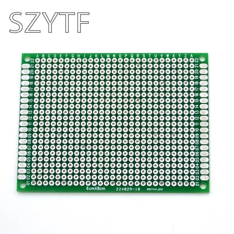 2x8 3x7 4x6 5x7 6x8 7 7x9 8 8x12 9 9x15cm verde PCB doble Panel de tablero de prototipo Universal Kit de Protoboard - imagen 3