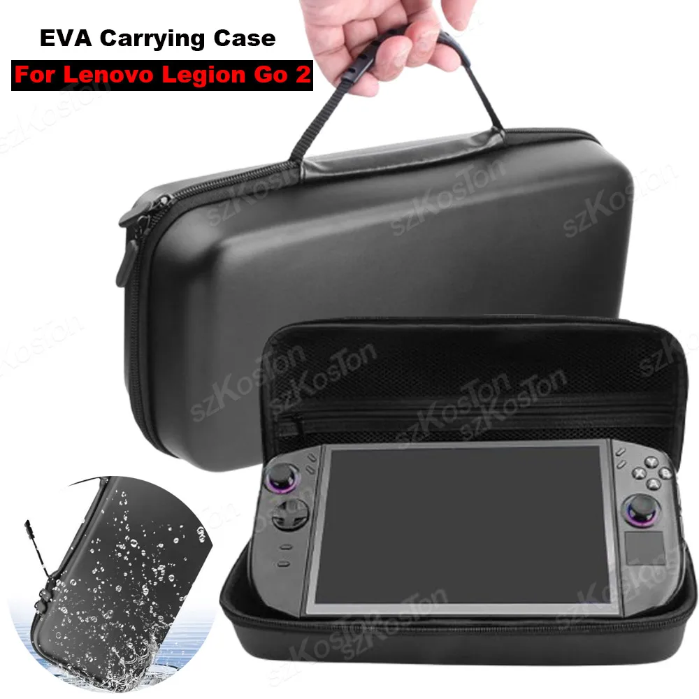 Estuche de transporte EVA para consola de juegos Lenovo Legion Go 2, bolsa de almacenamiento portátil de viaje impermeable para bolso Legion Go 2