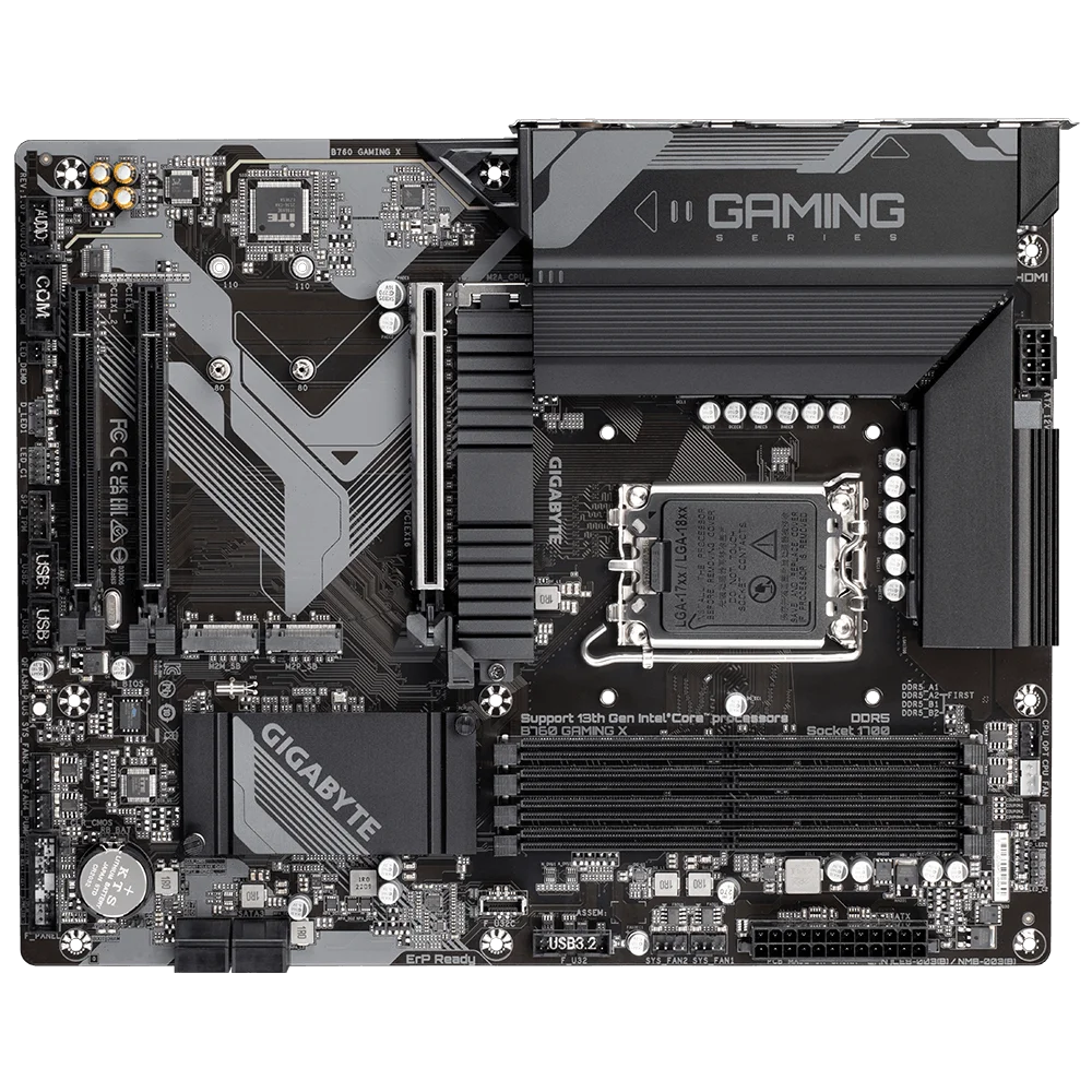    Placa base GIGABYTE B760 GAMING X LGA1700 DDR5 Intel B760 M.2 ATX compatible con I9-14900 14700 14500 12700 12100 cpu - imagen 5