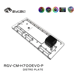 Bykski Placa Distribución Acrílica HAF 700EVO Bomba DDC Refrigeración