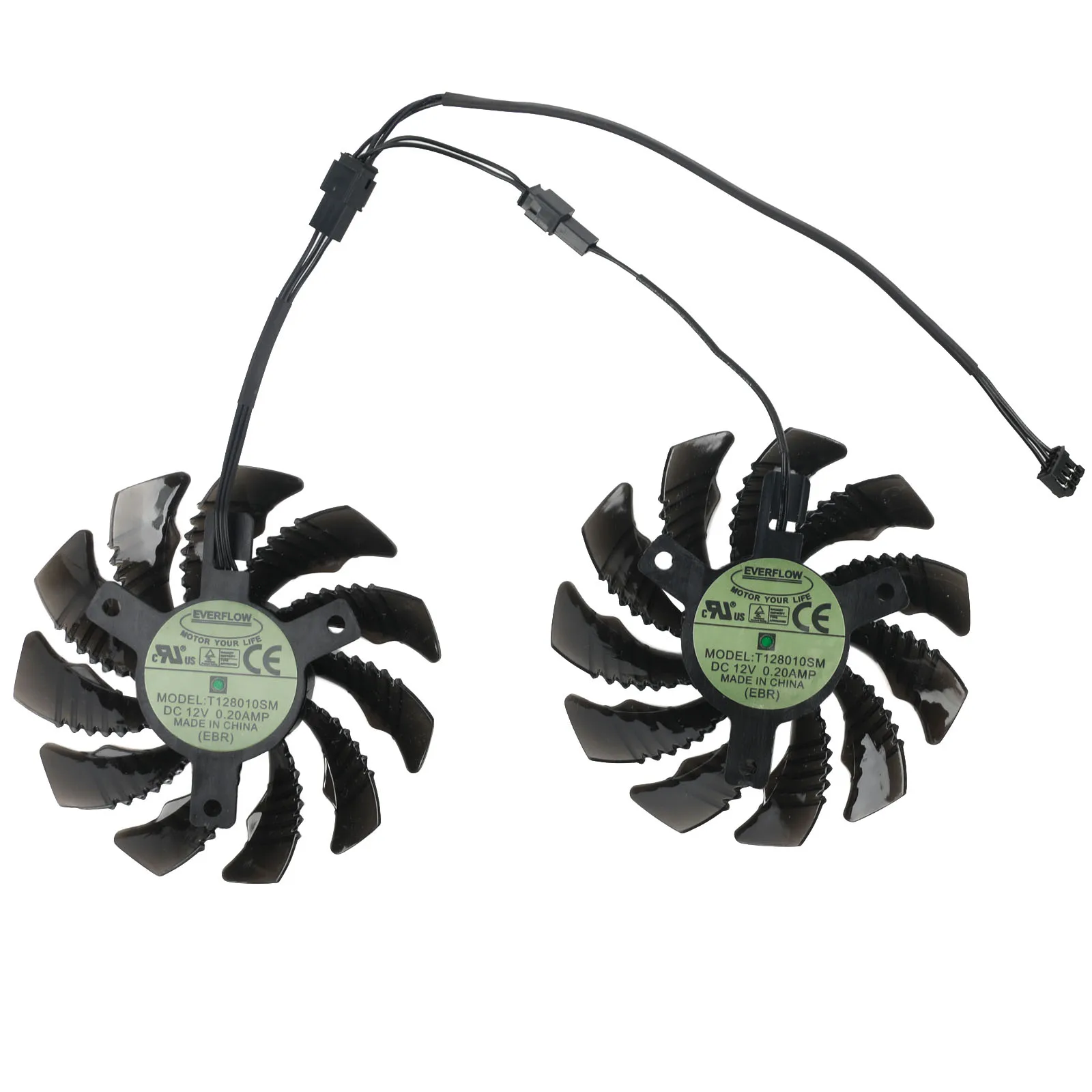 Ventilador de tarjeta de vídeo para Gigabyte GTX 960 GV-N960WF2CN-2GD 78MM T128010SM PLD08010S12H GTX960, ventilador de refrigeración de tarjeta gráfica - imagen 4