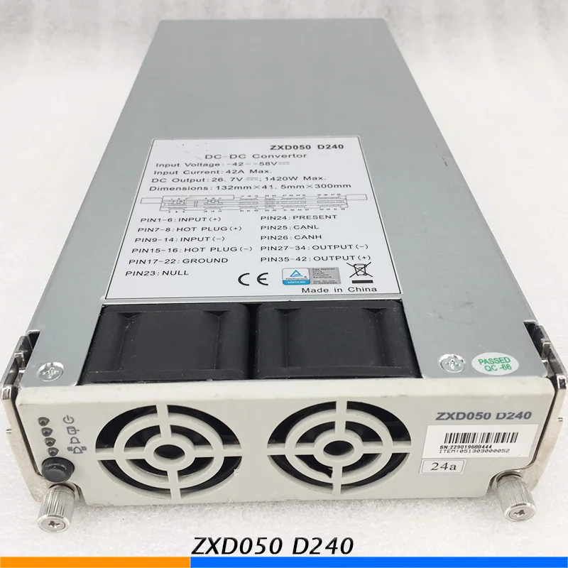 ZXD050 D240 para módulo de potencia de comunicación de energía CC ZTE 100% probado envío rápido - imagen 2