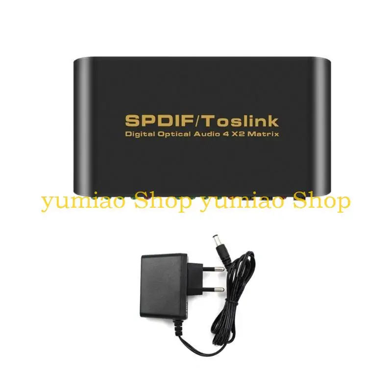 Conmutador matrices 4x2 sonido óptico universal 587B para múltiples dispositivos digitales - imagen 2