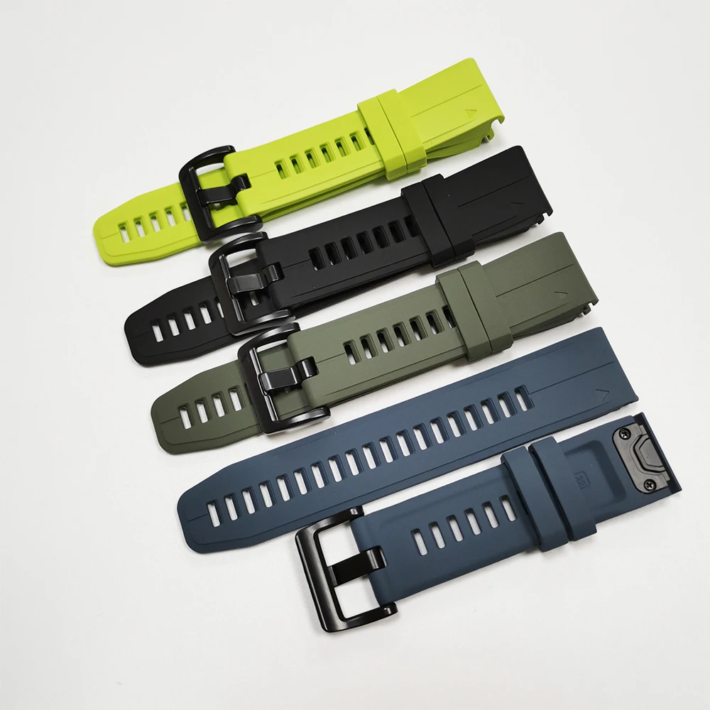 Correa de reloj Fenix5 para Garmin Fenix 5 5X Plus 1:1 Correa oficial Fenix 8 Pro E 7 7X 6 6X Enduro3 QuickFit 22/26mm Correa de silicona - imagen 4