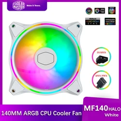 Cooler Master MF140 HALO Ventilador PC ARGB Blanco