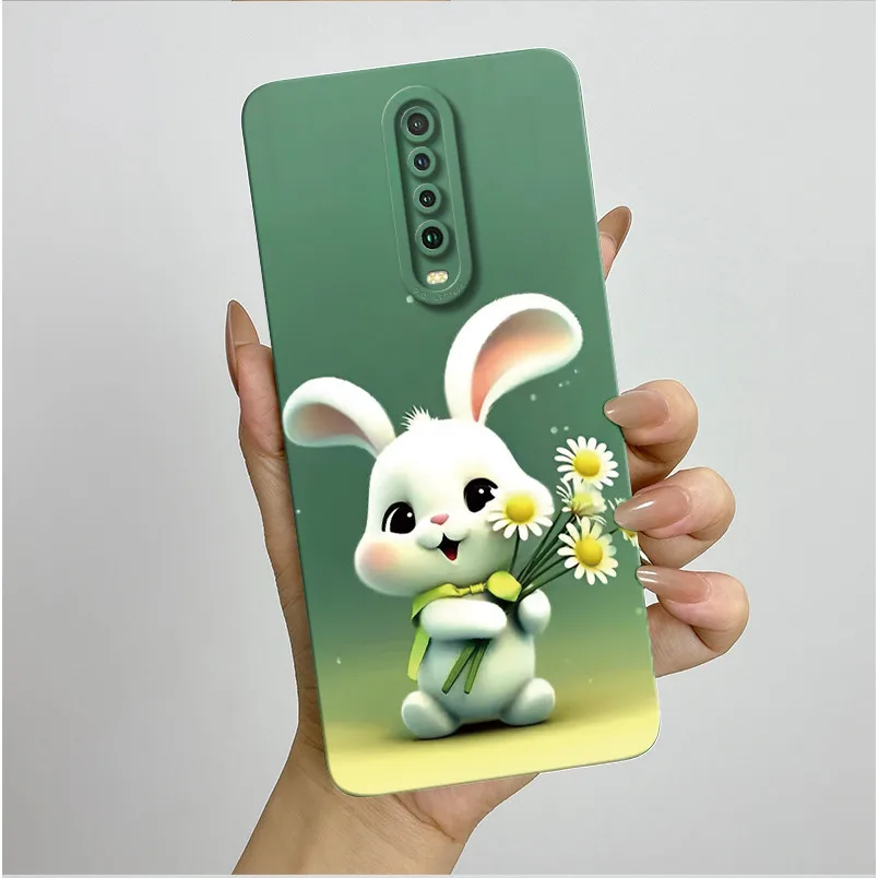 Fundas para Redmi K30 K30i 5G PocoX2 funda de teléfono bonita mariposa flores funda trasera de silicona suave para Xiaomi Poco X2 carcasa - imagen 4