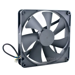 Ventilador Refrigeración 140mm Rodamiento de Bola para Chasis 12V