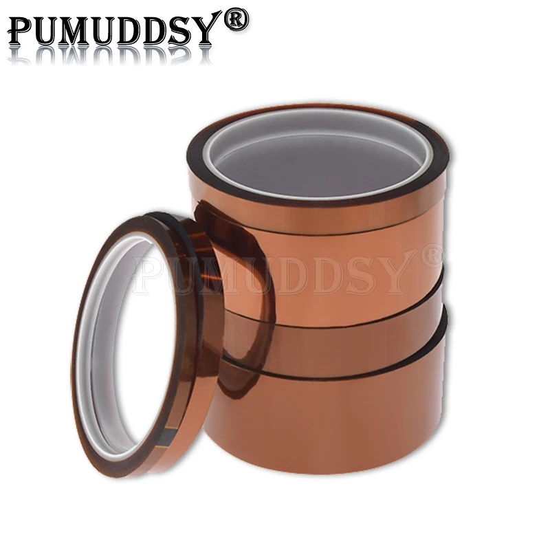 Cinta de poliimida de alta temperatura de 30 metros, 5-40mm, aislamiento resistente al calor, cinta adhesiva de película de poliimida de 5mm, 10mm, 15mm, 20mm y 40mm - imagen 4