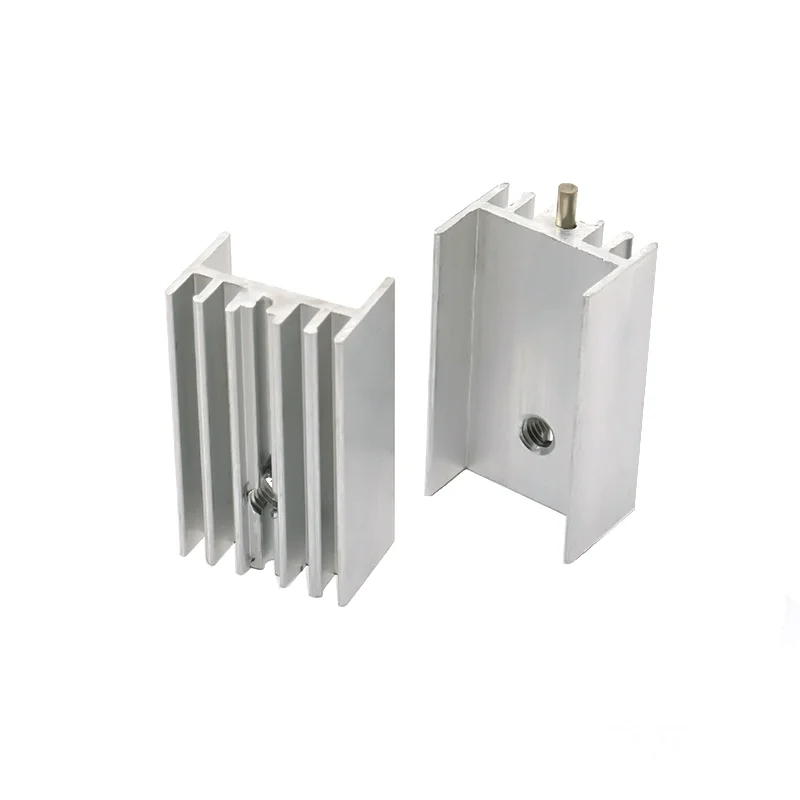 Triodo de aluminio con radiador de aguja, 10 piezas, TO-220/7805, 15x10x16/20/25mm, 16x15x10mm, 20x15x10mm, 25x15x10mm - imagen 4