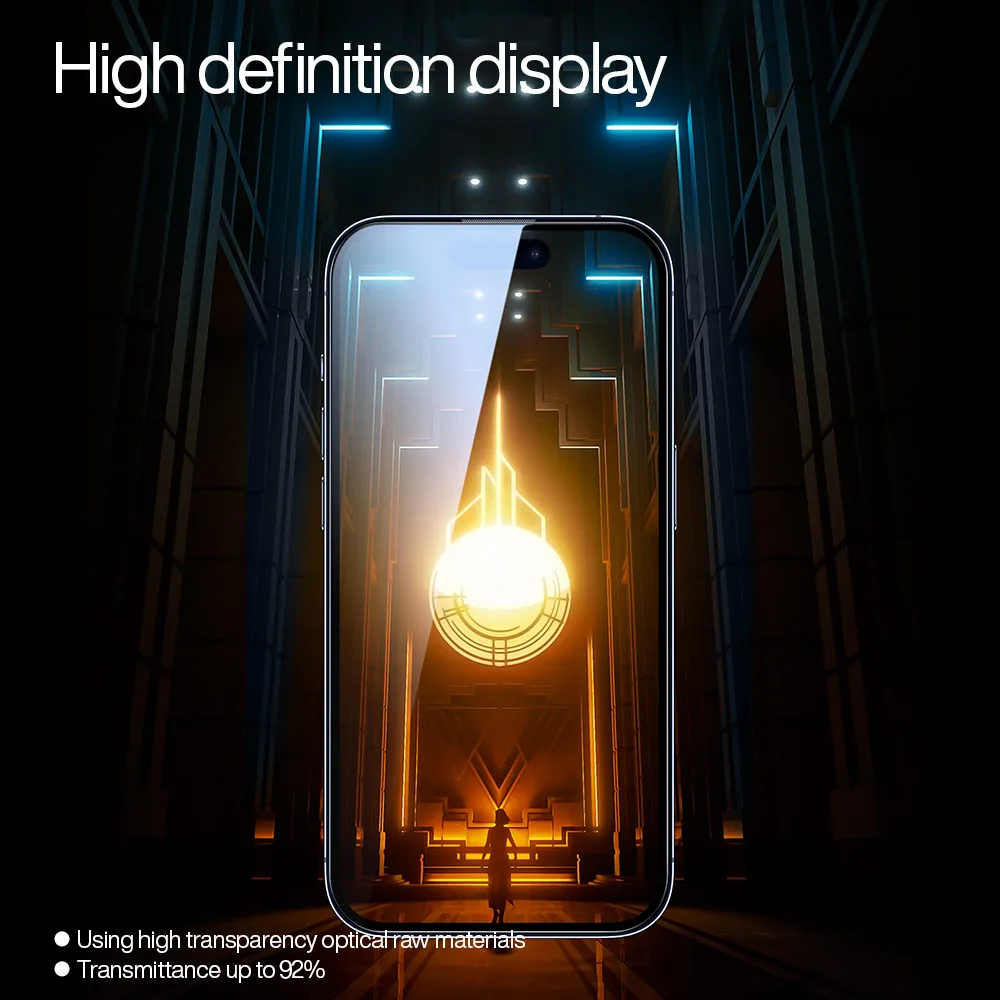 SmartDevil 2 uds Protector de pantalla para Vivo X200 Pro Mini HD película de vidrio templado antiluz azul cubierta no completa antihuellas - imagen 4