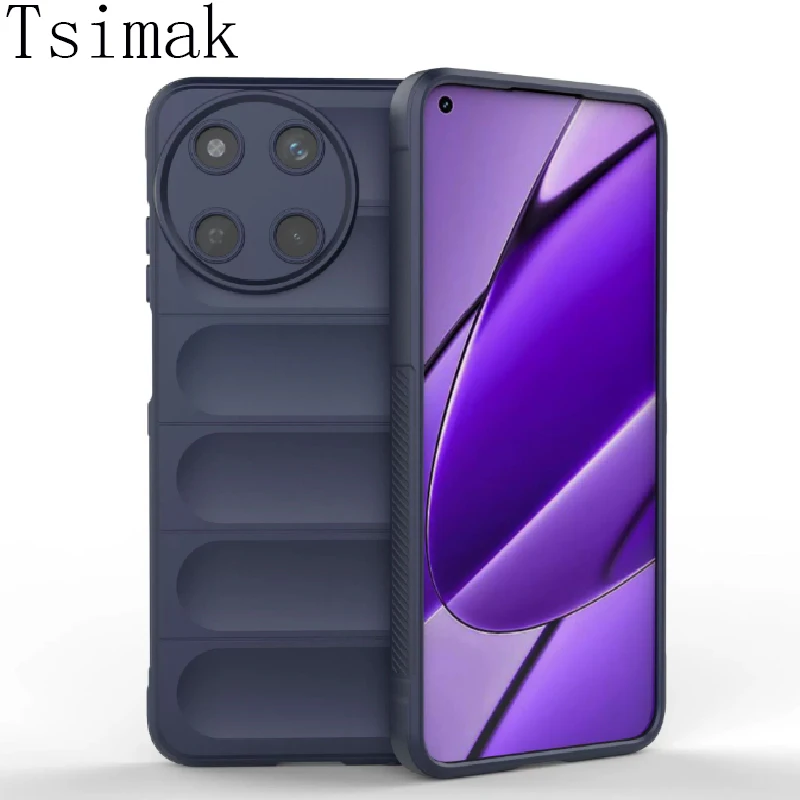 Funda a prueba de golpes para Realme 11 Pro Plus 10 Pro + Realme11, funda trasera anticaída de silicona para OPPO A58 A78 OppoA58 4G - imagen 2