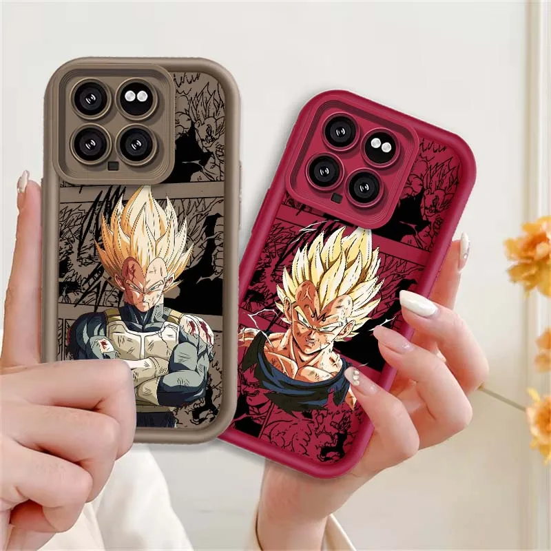 D-Dragon Ball Anime Vegeta Cool funda para Xiaomi Mi 17 15 14 13 12 14T 13T Pro Max Lite ojo escalera funda de teléfono - imagen 2