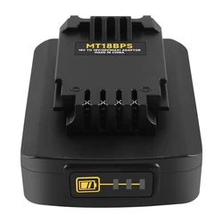 Adaptador de batería Makita 18V para Stanley, Black+Decker y Porter-Cable