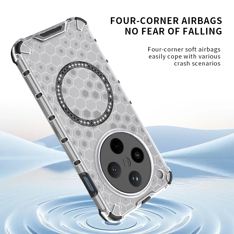 Para Huawei Nova 13 Pro anillo magnético contraportada Funda de teléfono anillo Magsafe lente de carga inalámbrica protege la cobertura a prueba de golpes Funda - imagen 4