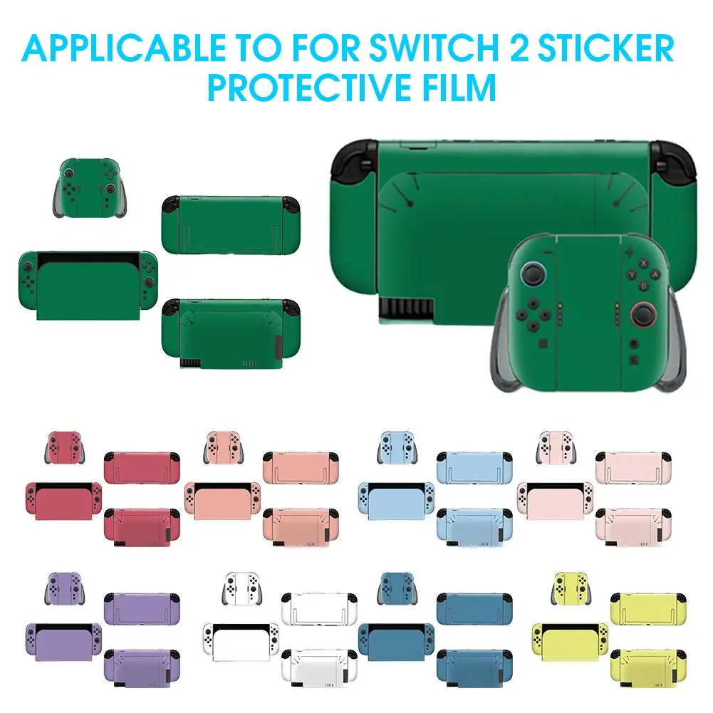 Para Switch 2 pegatina de piel película protectora antiarañazos pegatina de consola película de cuerpo completo decoración resistente a los arañazos y al desgaste - imagen 3
