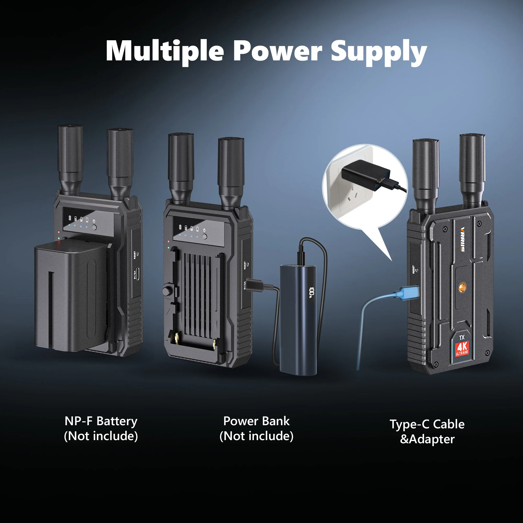 Extensor de transmisor y receptor HDMI inalámbrico Wifi 5G 4K pantalla Dual transmisión de vídeo Audio para cámara portátil PC a Monitor de TV - imagen 2