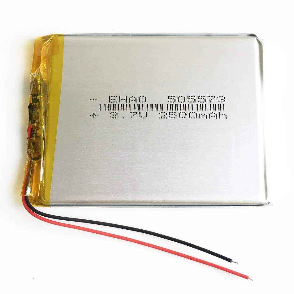 Batería de polímero de litio de 3,7 V y 2500mAh, batería recargable Lipo, acumulador de celdas para banco de energía, libro electrónico, tableta, PC y portátil 505573 - imagen 4