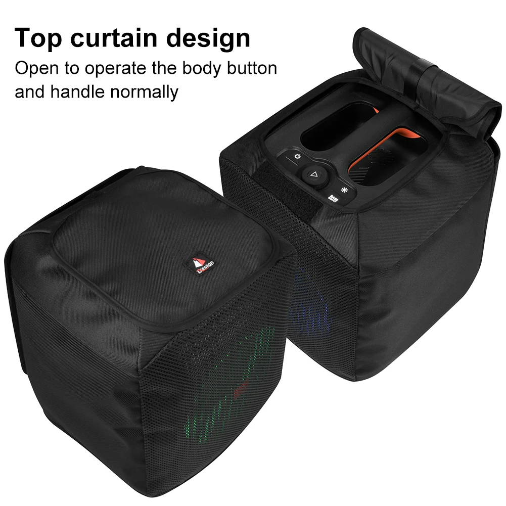 Cubierta de altavoz, funda protectora de nailon para altavoz, cubierta de malla impermeable y antiarañazos para altavoz esencial JBL Partybox Encore - imagen 4