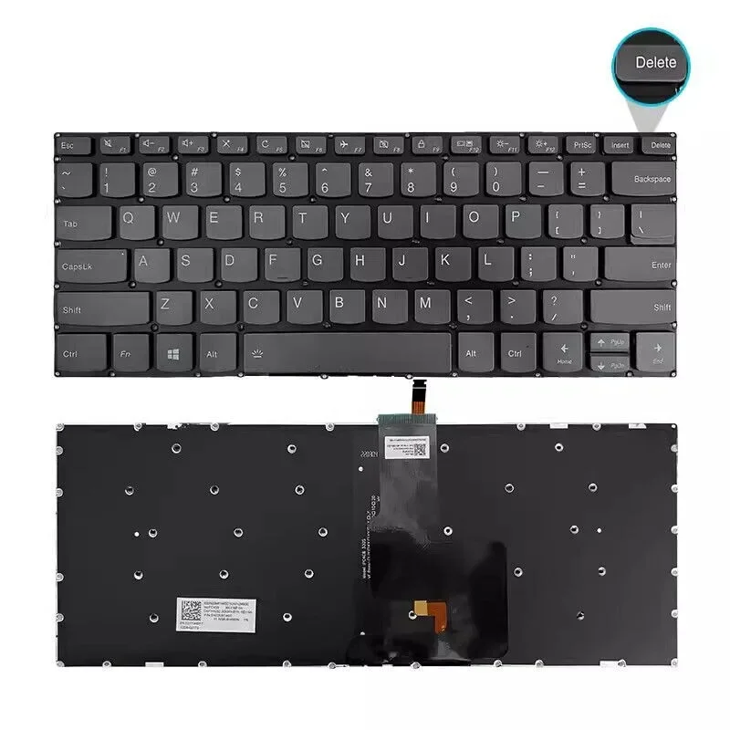 Teclado estadounidense con retroiluminación para Lenovo IdeaPad 320-14 320S-14IKB 120S-14IAP 520-14IKB