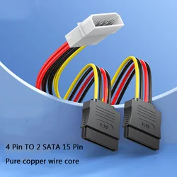 Cable IDE Molex a SATA para disco duro HDD Adaptador