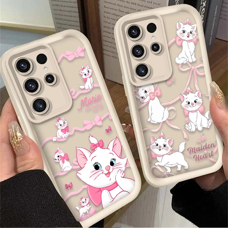 Funda Disney Lovely Marie Cat para Samsung Galaxy S24 S23 S25 Ultra S22 S21 Plus FE A56 A36 A26 A16 A06 A15 A25 A35 A55 5G - imagen 2