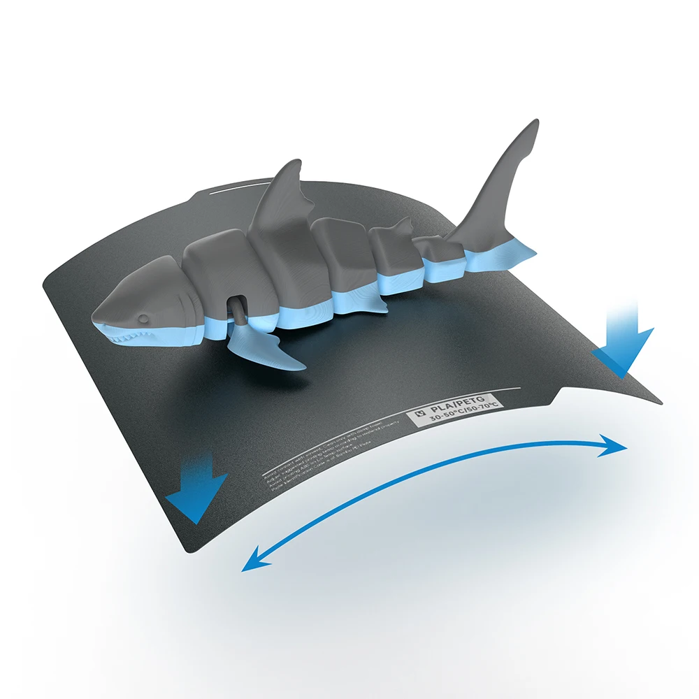 BIQU Panda Placa de construcción CryoGrip Pro recubrimiento sin obstrucciones resorte de acero de doble cara para impresora 3D BambuLab Voron Kobra Adventurer 5M - imagen 4