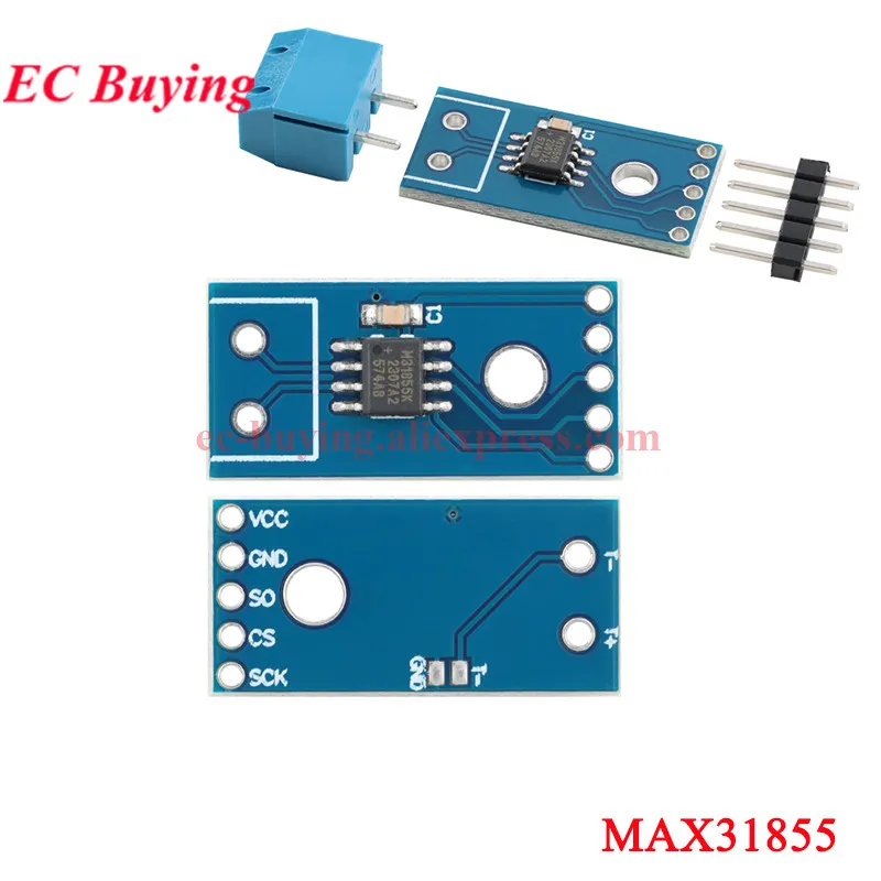 Módulo Sensor de temperatura termopar tipo K MAX6675 MAX31855, adquisición de detección de medición de grados de temperatura para Arduino - imagen 2