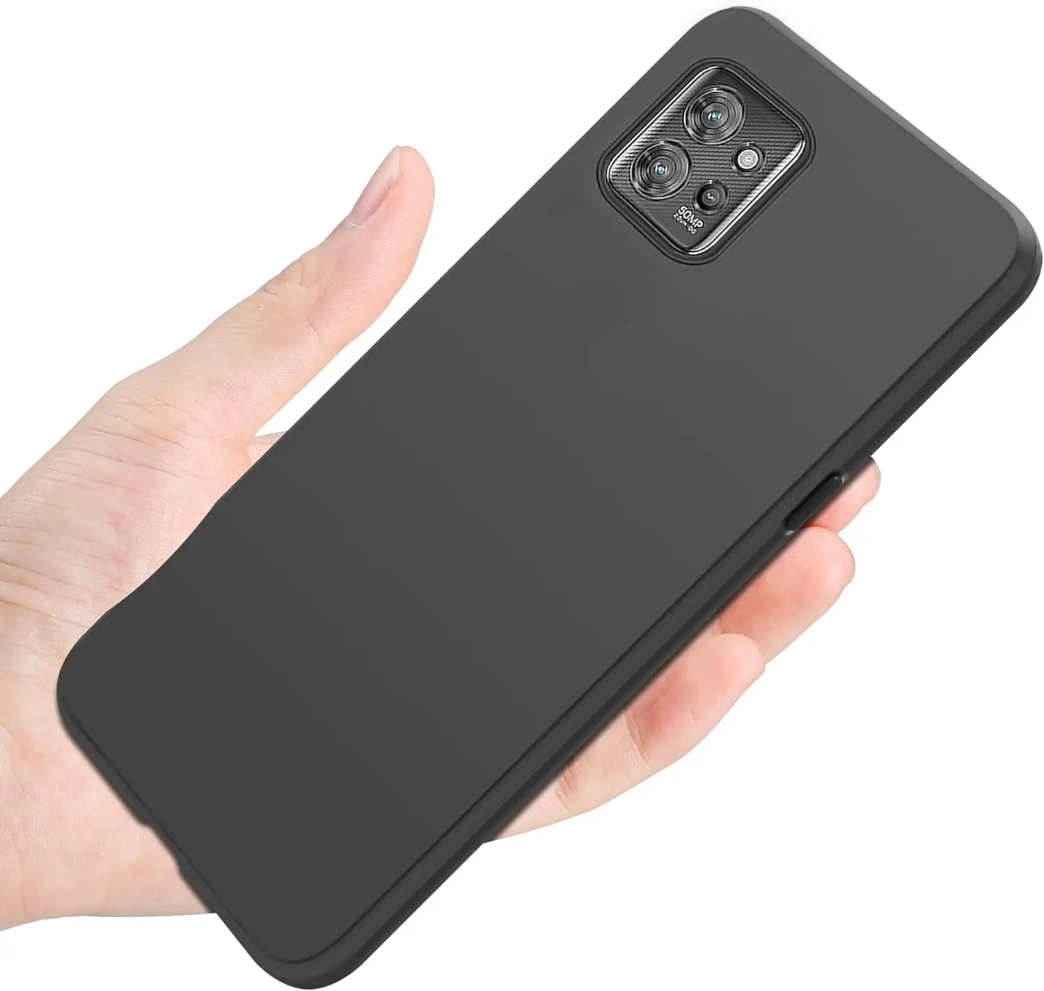 Funda para Moto ThinkPhone Funda negra mate suave TPU a prueba de golpes para Motorola Moto ThinkPhone 5G - imagen 4