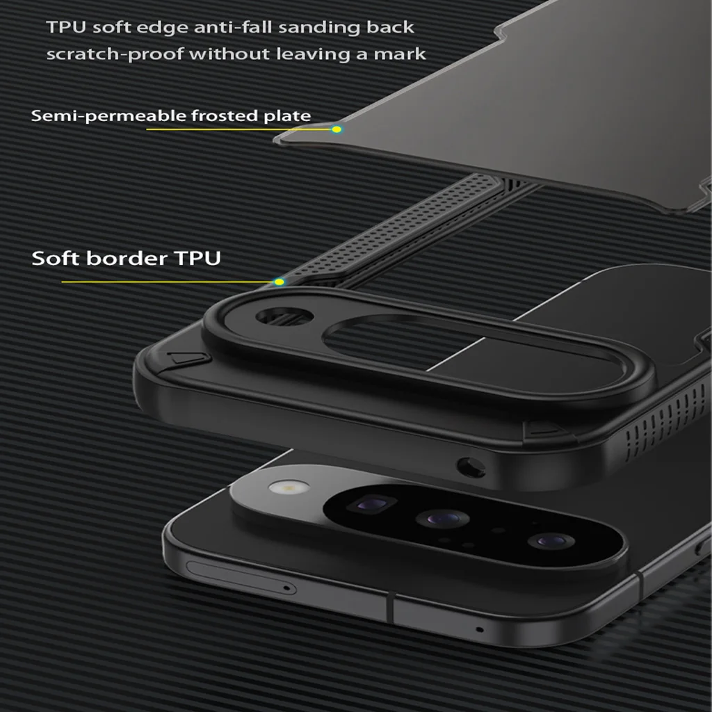 Funda de lujo para Google Pixel 10 Pro XL, funda delgada a prueba de golpes para Pixel10Pro, cubierta híbrida mate transparente ﻿ Etui Coque - imagen 3