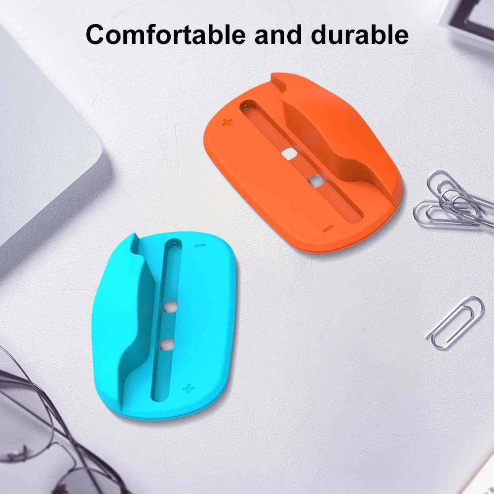 Soporte para ratón con controlador de juegos, Mini Base ergonómica portátil para ratón, soporte con mango para Switch 2, accesorios para juegos Joy-Con, 2 uds. - imagen 3