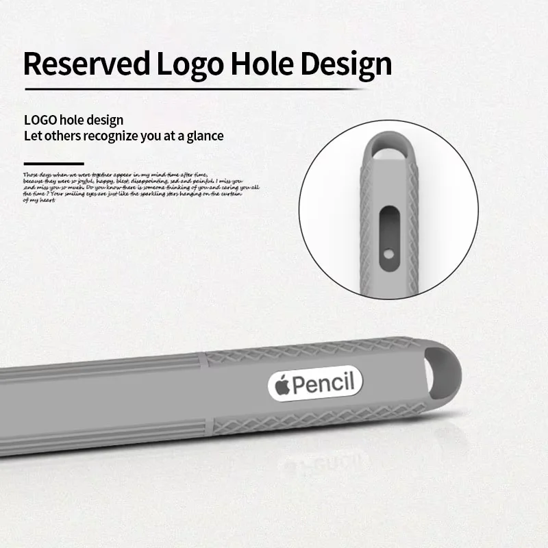 Para Apple Pencil de segunda generación, soporte de silicona suave, estuche para lápices de Apple, piel para lápiz, iPad, pantalla táctil, funda para bolígrafo, accesorios para iPad - imagen 4