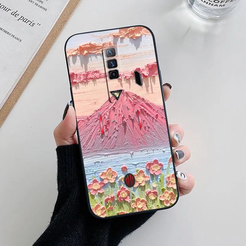 Para ZTE Nubia Red Magic 7 Fundas 7Pro moda suave TPU funda trasera de silicona para redmagic 7 7S Pro 10 air Fundas de teléfono - imagen 2