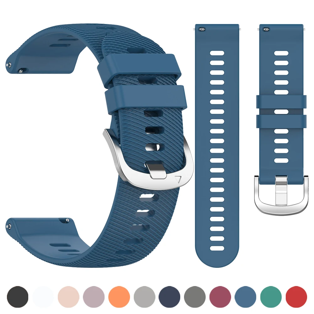 Correa deportiva de silicona para Huami AMAZFIT GTR 4 3 Pro 47mm banda AMAZFIT GTS 4 3 2e BIP 5 pulsera cinturón 20mm 22mm Correa Accesorios