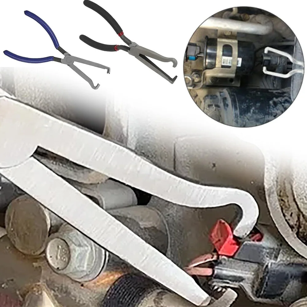 Alicates separados de tubo de aceite para línea de combustible de motocicleta y coche, alicates de desconexión eléctrica, herramientas de reparación automotriz, alicates de extracción de cables - imagen 4