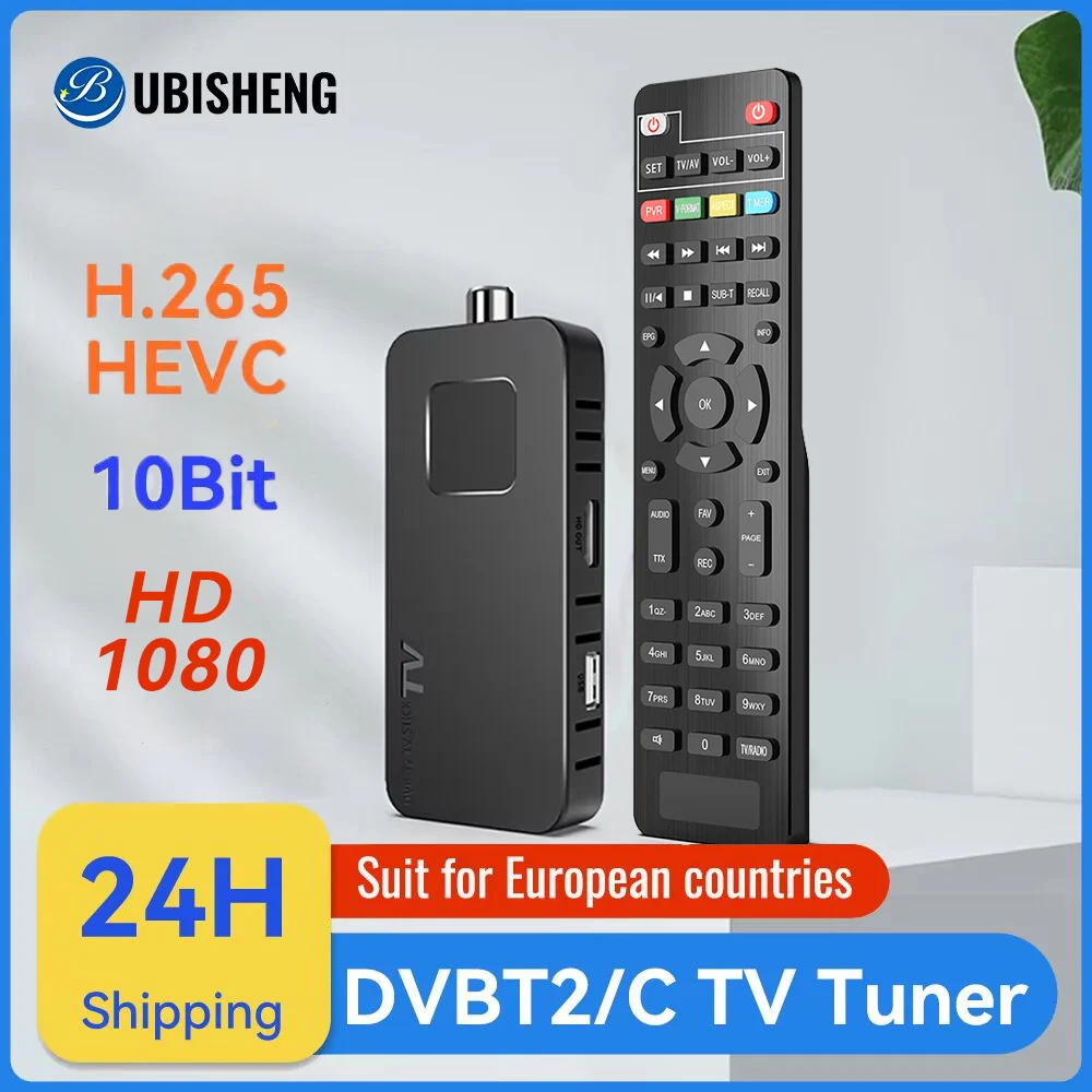 U3mini TDT Decoder TDT DVB T2/C TV Tuner Full HD 1080p H.265 HEVC Dolby AC3 MPEG-2/4 Digital Terrestrial Receiver Mini TV Box - imagen 5