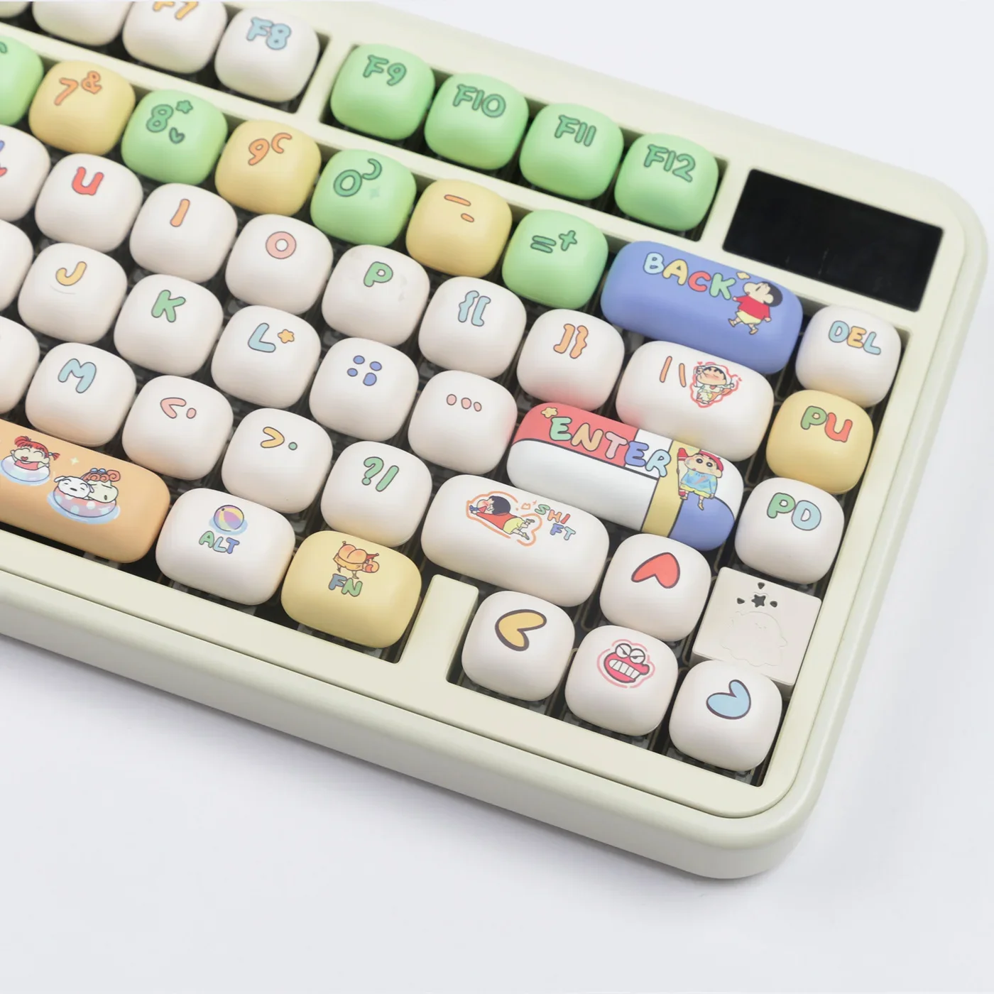 MOG Keycaps140 teclas lindas teclas MOG PBT teclado mecánico de sublimación de tinte 6.25U para Fire68 K99 108 104 - imagen 4