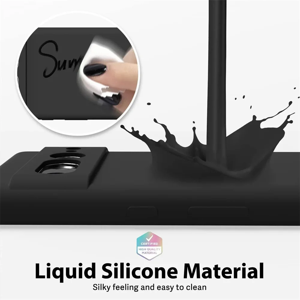 Funda de teléfono de silicona líquida ultradelgada para Google Pixel 10 9 8 Pro XL 8A 7 7A 6 6A funda protectora de carga inalámbrica a prueba de golpes - imagen 5