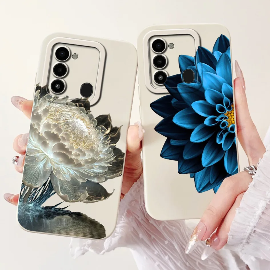 Funda para Tecno Spark Go 2022 KG5 KG5h, Funda Spark 8C KG5k KG5j KG5n, Funda bonita de dibujos animados para Tecno Spark 9 Spark8C Capa - imagen 4