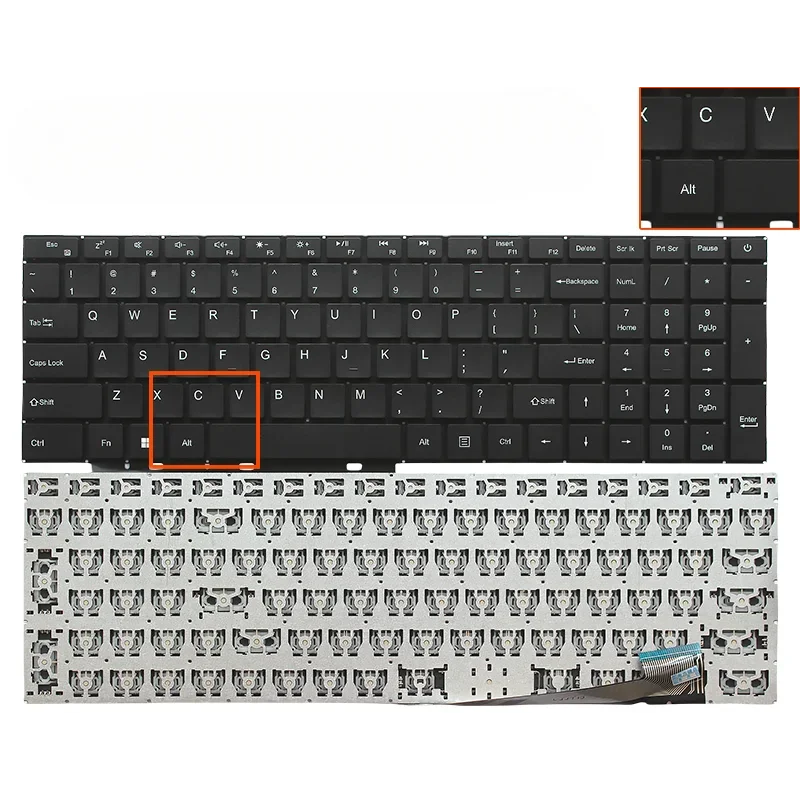 Nuevo teclado para ordenador portátil de EE. UU. para Gateway GWNR71517 GWNC31514 Ultra delgado GWNR71517-BK GWNR71517-BL GWNC31514-BK