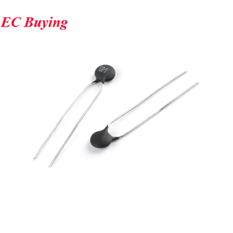 10 uds/1pc NTC 10D NTC10D termistor 10D-5 -7 10D-9 10D-11 10D-13 10D-15 10D-20 resistencia térmica de coeficiente de temperatura negativo - imagen 2